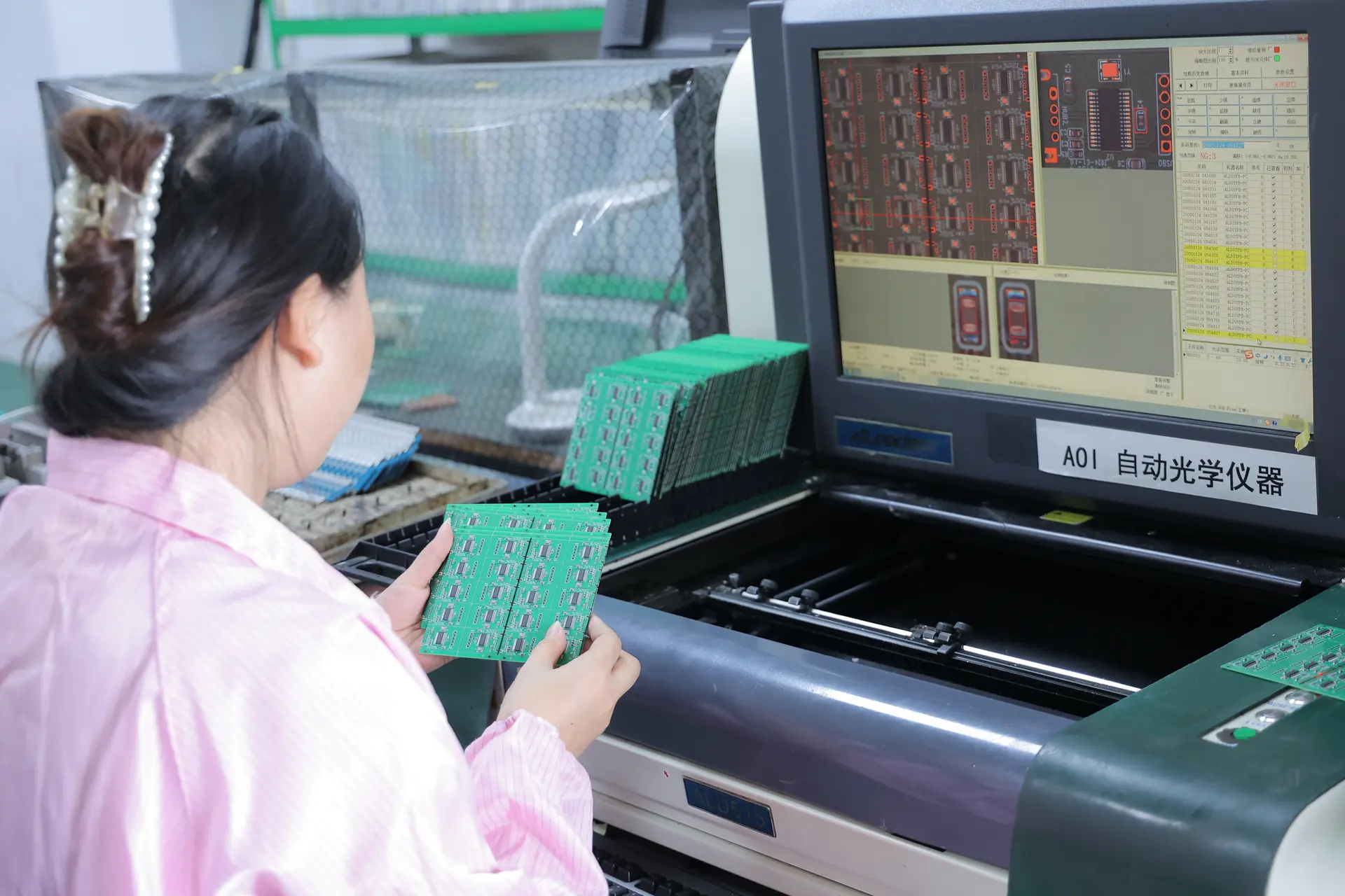 PCB inspection workstation