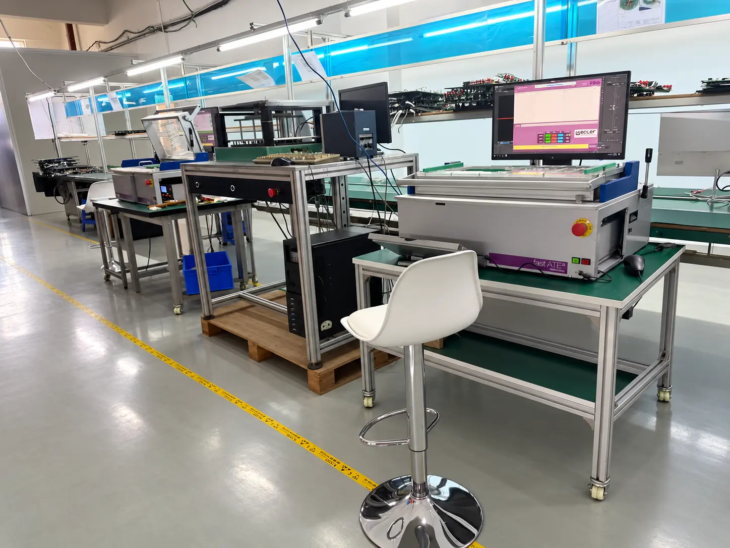 PCB test stations
